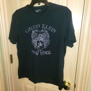 Mens sz S EUC Calvin Klein Black  t-shirt.
